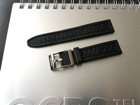 breitling rubber strap red|Breitling rubber strap 20mm.